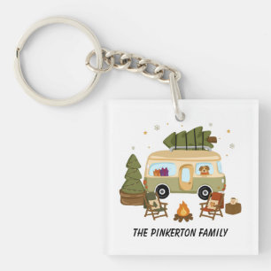 Porte-clés Camion personnalisé Noël Cozy