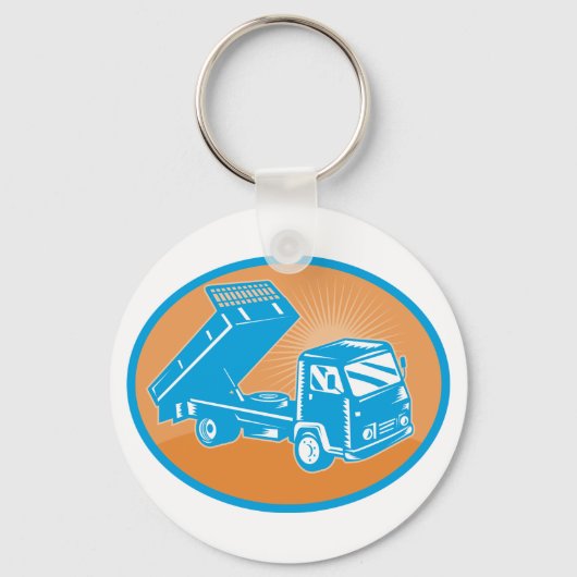 Porte-clés Camion plat (Recto)