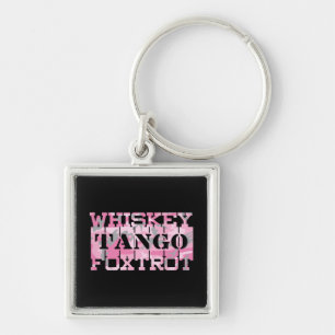 Porte-clés Camion rose Foxtrot Tango Whiskey Militaire