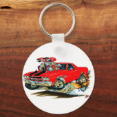 Porte-clés Camion rouge-noir El Camino 1970 (Recto)