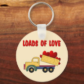 Porte-clés Camion Valentine Dump avec Love Love (Recto)
