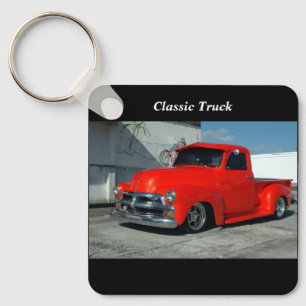 Porte-clés Camionnette personnalisée rouge