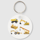 Porte-clés Camions de construction (Recto)