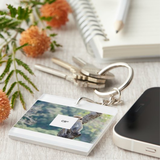 Porte-clés camiseta monkey  (Devant Droit)