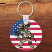 Porte-clés Camo Bigfoot Sasquatch (Recto)