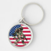 Porte-clés Camo Bigfoot Sasquatch (Devant)