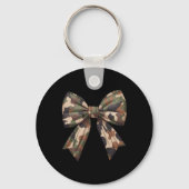 Porte-clés Camo Coquette Bow Chasse au canard Filles Enfants (Recto)