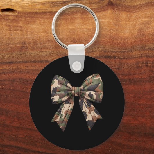 Porte-clés Camo Coquette Bow Chasse au canard Filles Enfants (Recto)