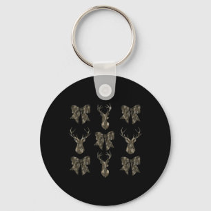 Porte-clés Camo Coquette Bow Deer Hunt Duck Hunt Women Gir
