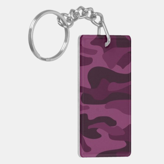 Porte-clés Camo de couleur violette tyrienne (Devant gauche)