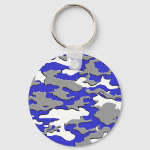 Porte-clés camo du bleu 3d