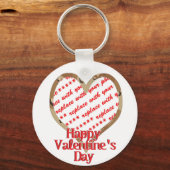 Porte-clés Camo Heart Valentine's Day (Recto)