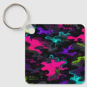 Porte-clés Camo Néon