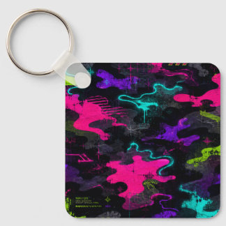 Porte-clés Camo Néon