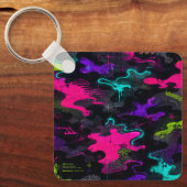 Porte-clés Camo Néon (Recto)