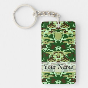 Porte-clés Camo vert