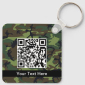 Porte-clés Camo Vert, Camouflage, Militaire, Armée (Dos)