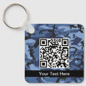 Porte-clés Camouflage bleu marine, Militaire, Armée (Recto)