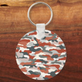 Porte-clés Camouflage d'automne Aluminium robuste (Recto)