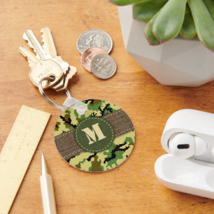 Porte-clés Camouflage des bois