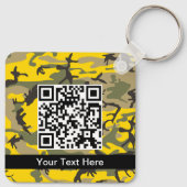 Porte-clés Camouflage jaune et vert, Militaire, Armée (Dos)