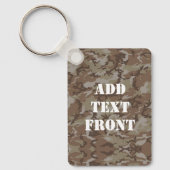 Porte-clés Camouflage militaire du désert de Woodland (Recto)