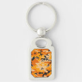 Porte-clés Camouflage orange, Militaire, Armée (Devant)