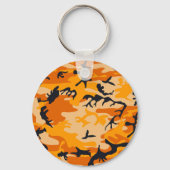 Porte-clés Camouflage orange, Militaire, Armée (Recto)