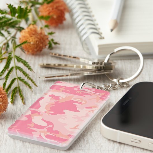 Porte-clés Camouflage rose, Armée (Devant droit)