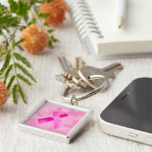 Porte-clés Camouflage rose clair  rose Date Porte - clé (Côté)