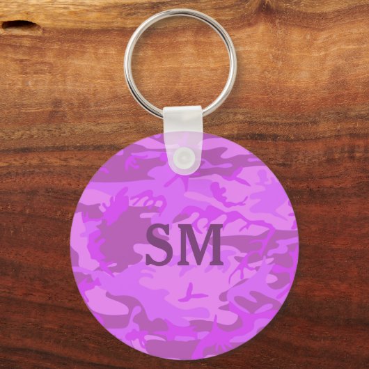 Porte-clés Camouflage violet clair (Recto)