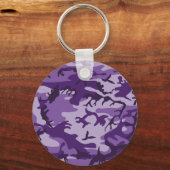 Porte-clés Camouflage Violet, Militaire, Armée (Recto)