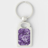 Porte-clés Camouflage Violet, Militaire, Armée (Devant)