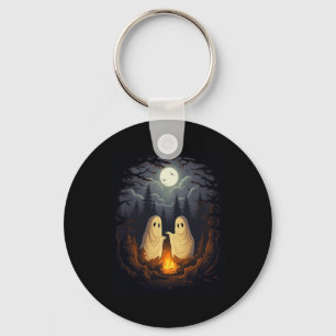 Porte-clés Camp de camping fantôme vintage gothique Halloween