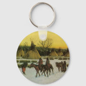 Porte-clés Camp Sioux à Wounded Knee par John Hauser (Recto)