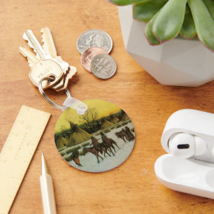 Porte-clés Camp Sioux à Wounded Knee par John Hauser