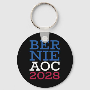 Porte-clés Campagne Bernie Aoc 2028 - Oligarc de combat patri