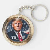 Porte-clés Campagne Donald Trump 2024 Collectible (Dos)