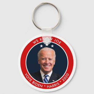 Porte-clés Campagne électorale Joe Biden 2020 avec photo