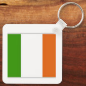 Porte-clés Campagne irlandaise Croix de pierre celtique, drap (Verso)