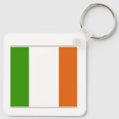 Porte-clés Campagne irlandaise Croix de pierre celtique, drap (Dos)