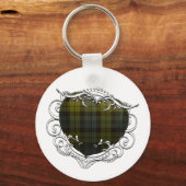 Porte-clés Campbell Tartan Heart (Recto)