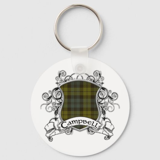 Porte-clés Campbell Tartan Shield (Recto)