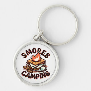 Porte-clés campement s'mores