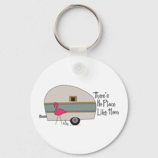 Porte-clés Camper Flamant rose (Recto)