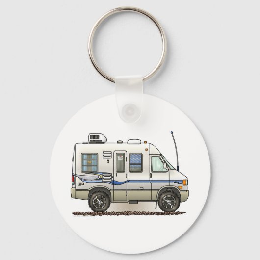 Porte-clés Camper RV Rialta Winnebago (Recto)