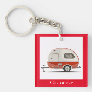 Porte-clés Camper Teardrop Classic Retro Thunder_Cove