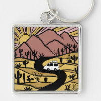 Campervan Desert Mounts Vanlife RV Sunrise