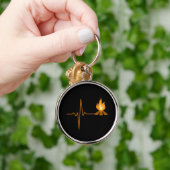 Porte-clés Campfire Heartbeat Camping (Main)