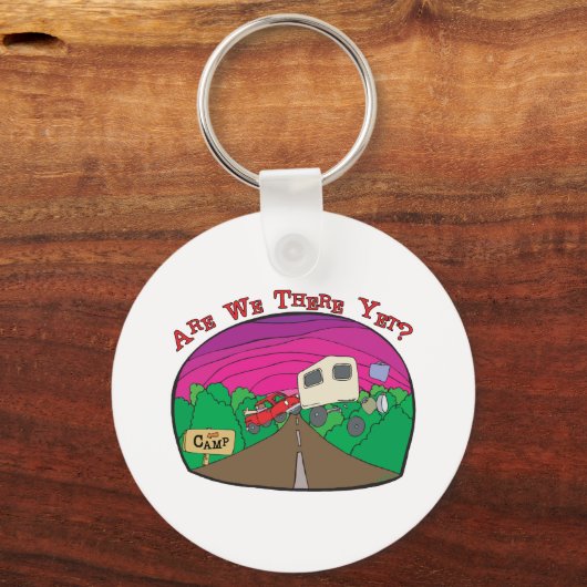Porte-clés Camping amusant (Recto)